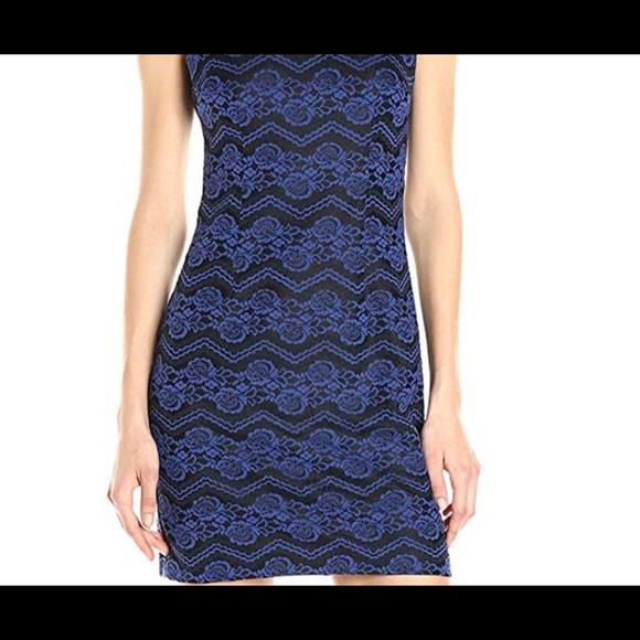 Jessica Simpson Floral Bonded Dress - Picture 3 of 5